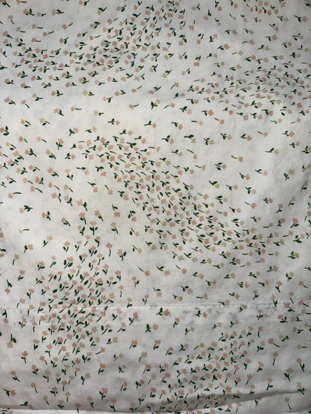 Kate Spade Pink & Green Ditsy Floral Print Standard/Queen Set of 2 Pillowcases
